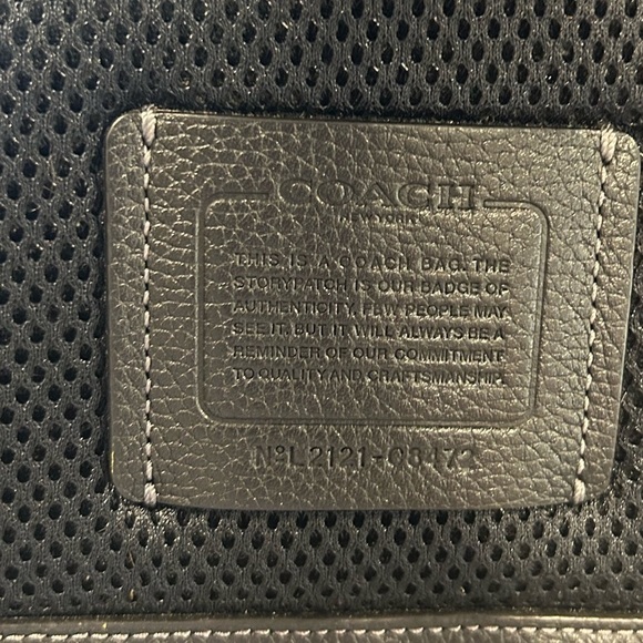 Coach Black Leather Backpack - Picture 13 of 14